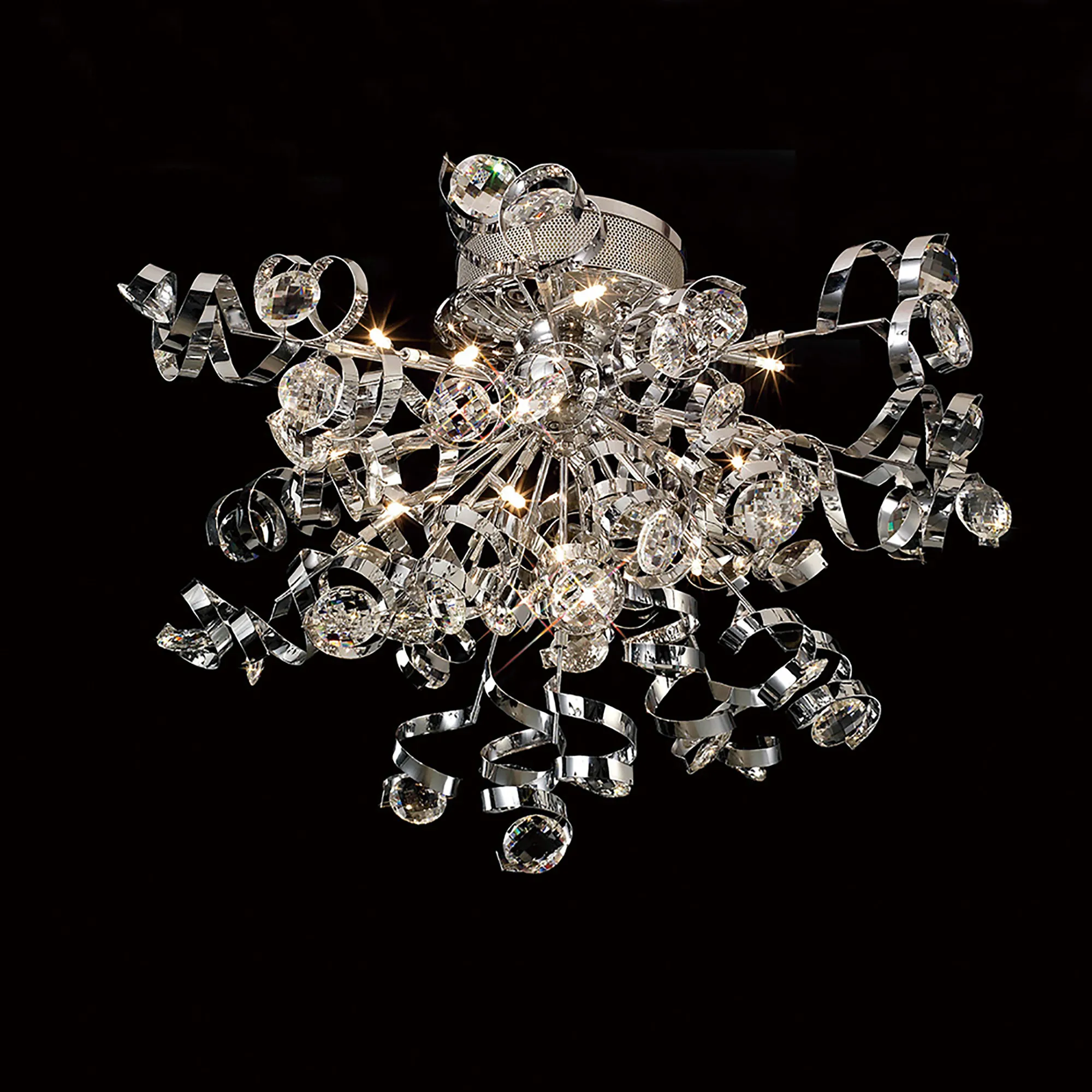 IL30182  Kurlz Crystal Ceiling 15 Light